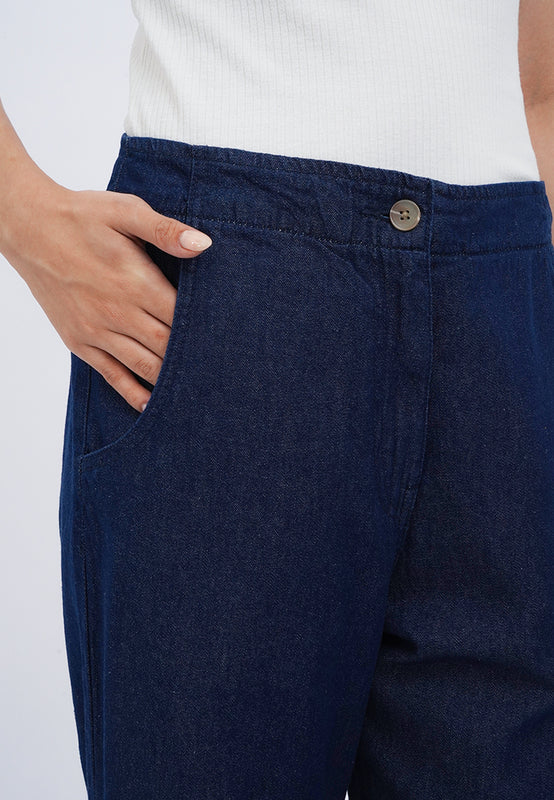 Straight Light Denim Pants