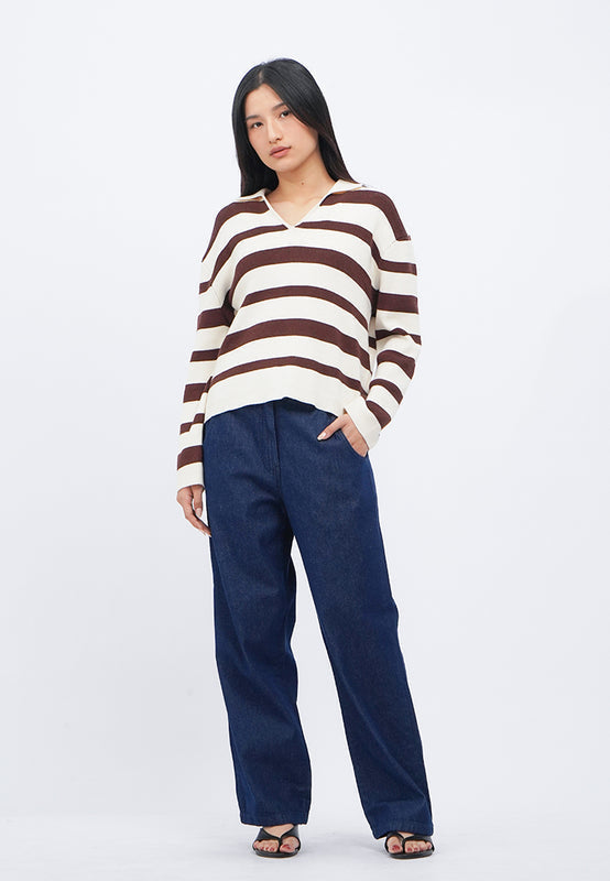 Straight Light Denim Pants