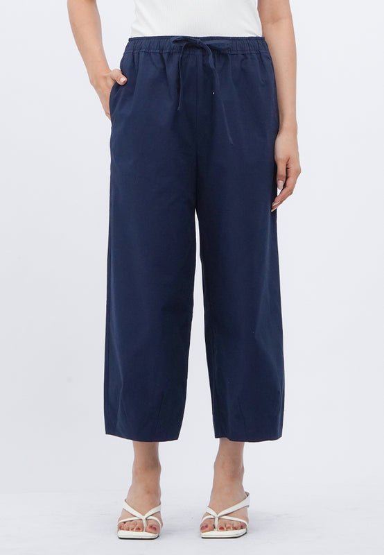 Regular Fit Tapered Drawstring Pants