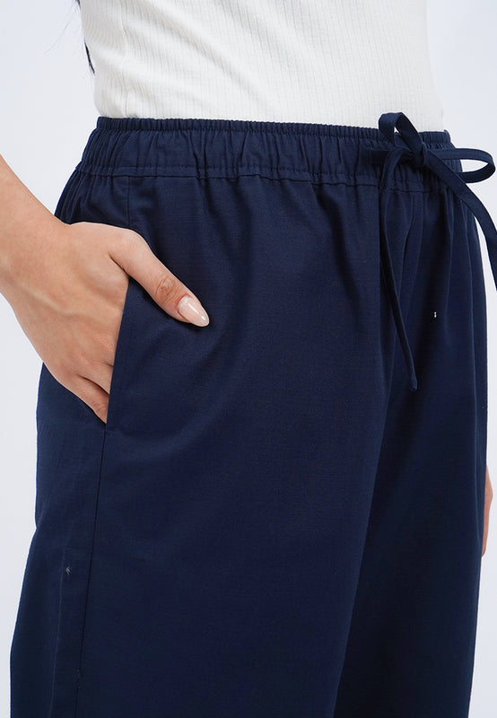 Regular Fit Tapered Drawstring Pants