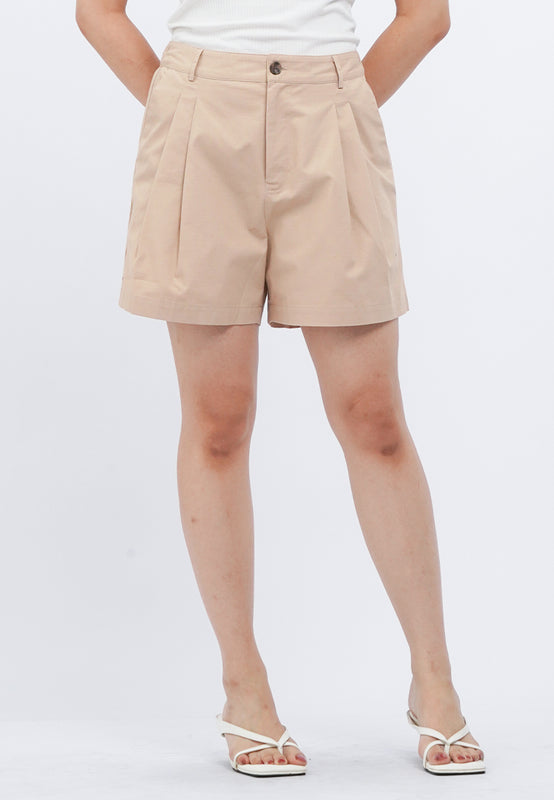 Relaxed Shorts with Elastic Waistband