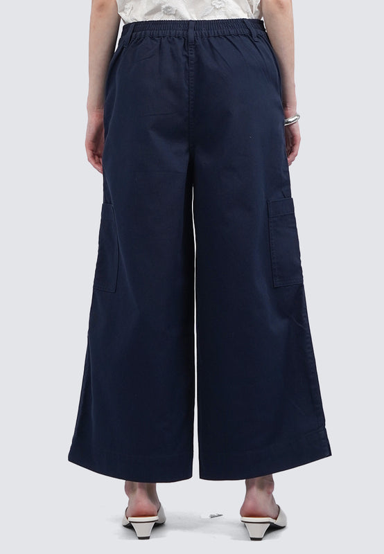 Cullote Pants with Cargo Pocket