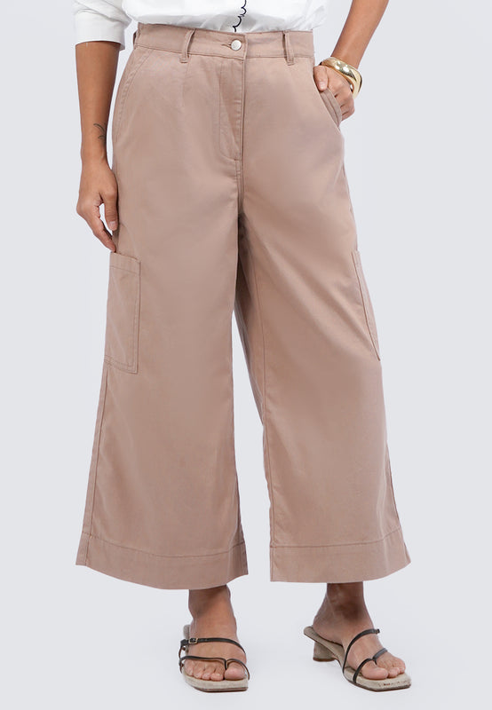 Double Pocket Wide Leg Cullotes