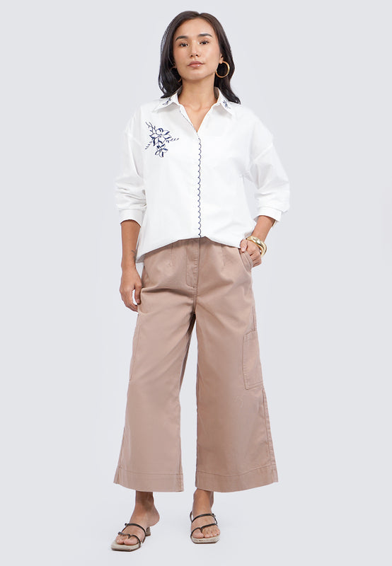 Double Pocket Wide Leg Cullotes