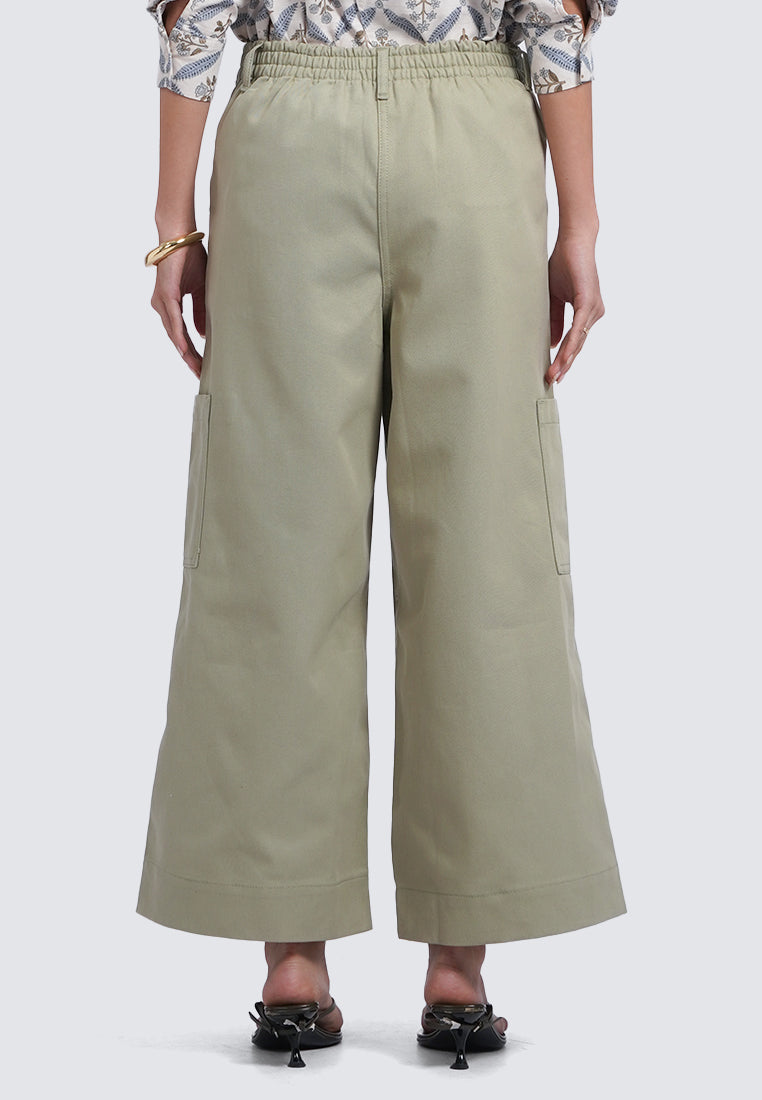 High Waist Culottes with Side Pockets