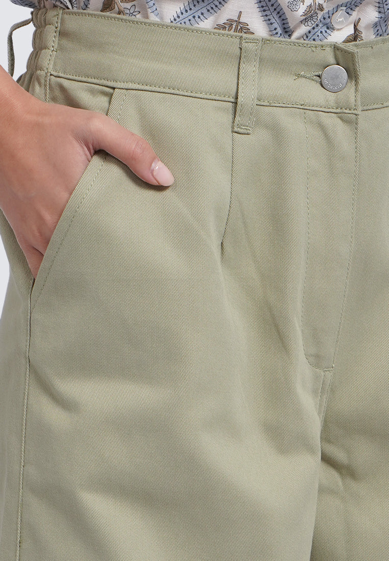 High Waist Culottes with Side Pockets