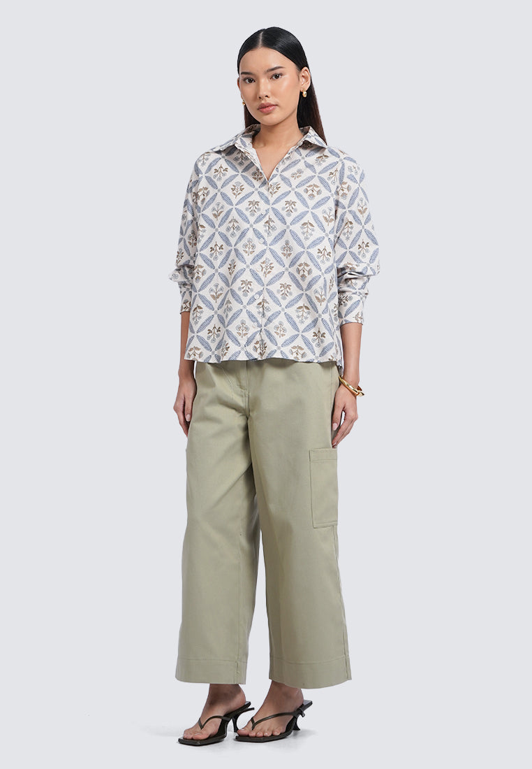 High Waist Culottes with Side Pockets