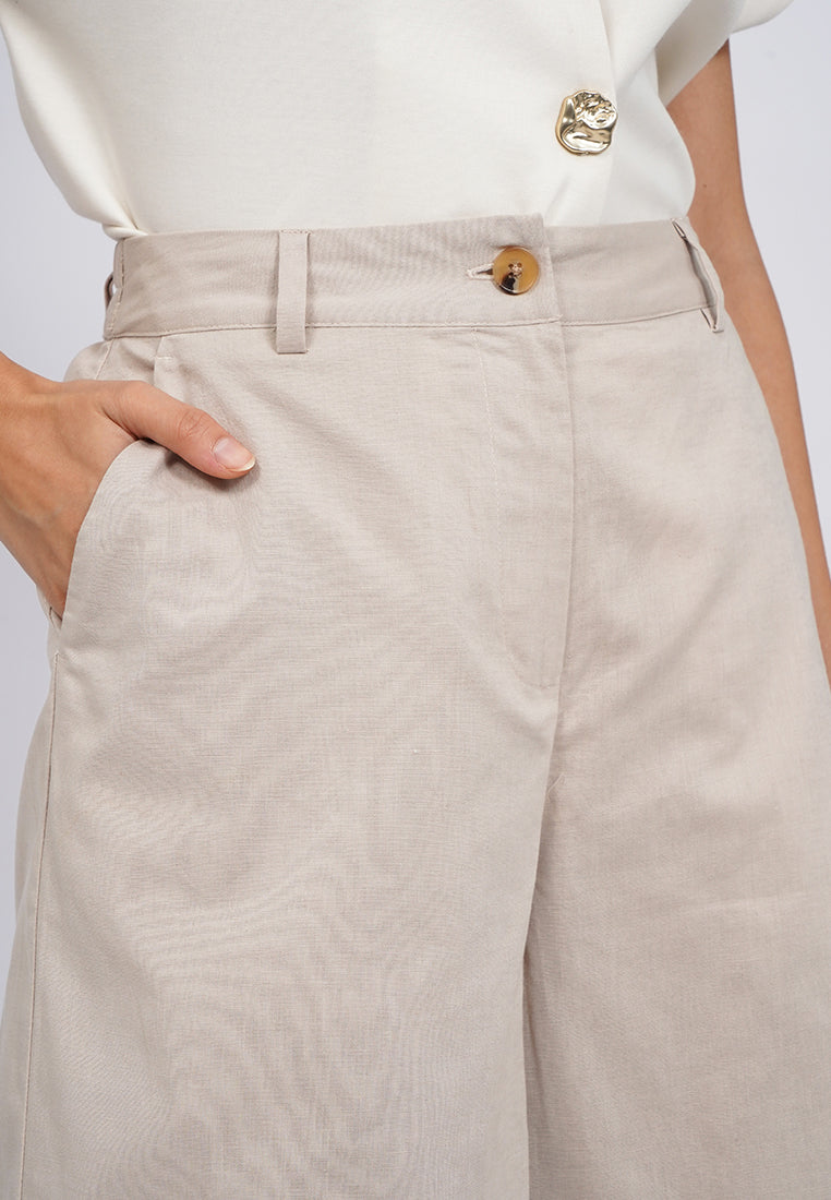Wide Leg Cullote Pants