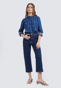 Straight Fit Denim Pants