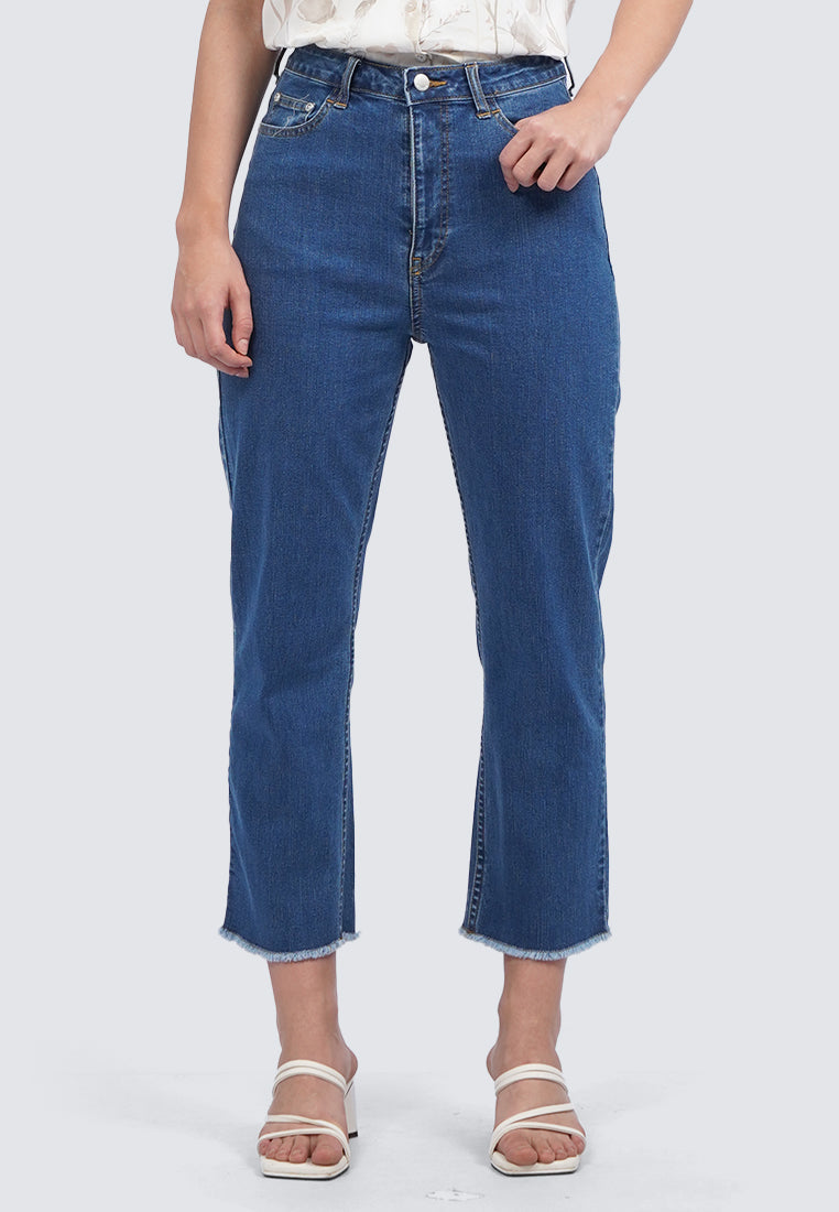 Straight Fit Denim Pants