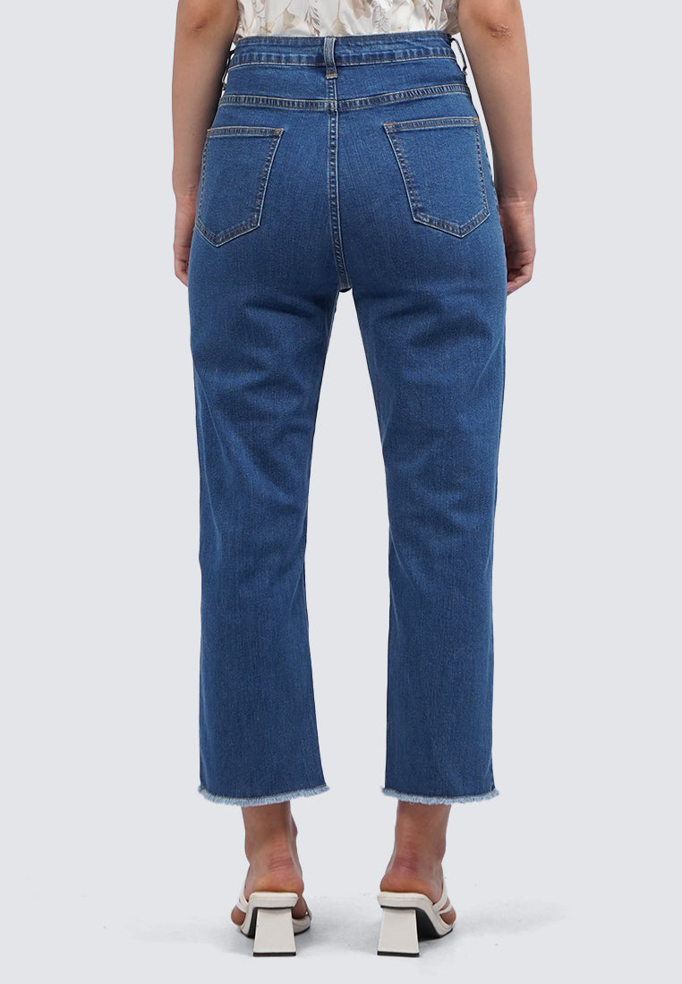Straight Fit Denim Pants