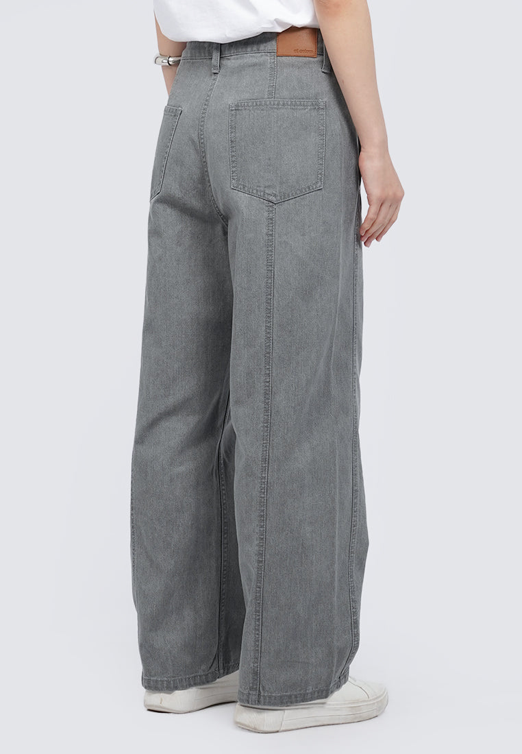 Basic Straight Denim Pants