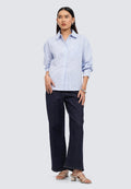 Button Details Denim Pants