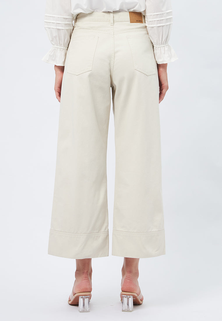 Wide Leg Denim Pants