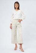 Wide Leg Denim Pants
