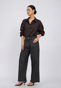 Regular Fit Frayed Denim Pants