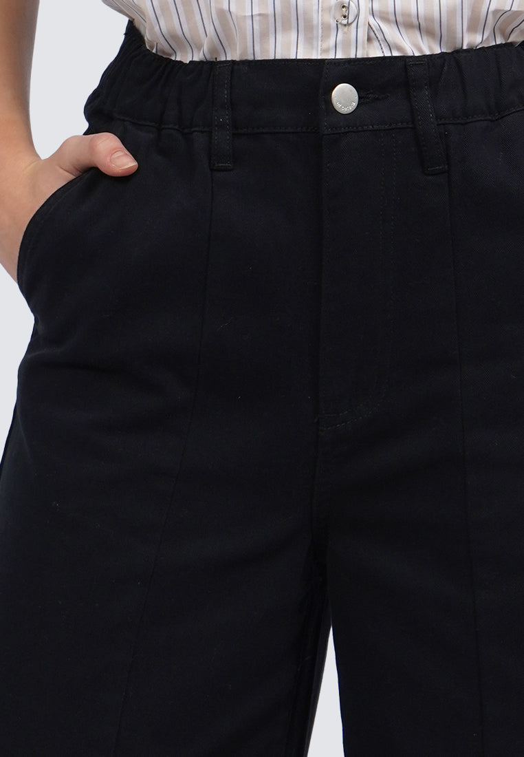 Wide Leg Twill Pants