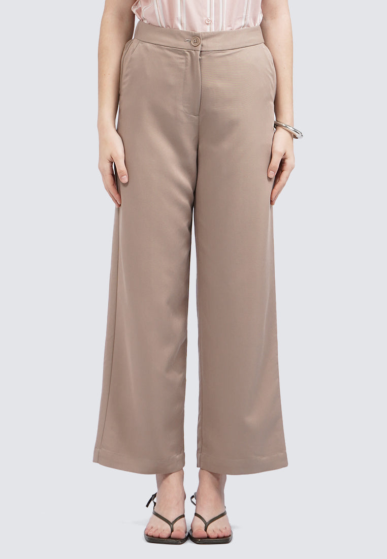 High Waist Loose Straight Pants