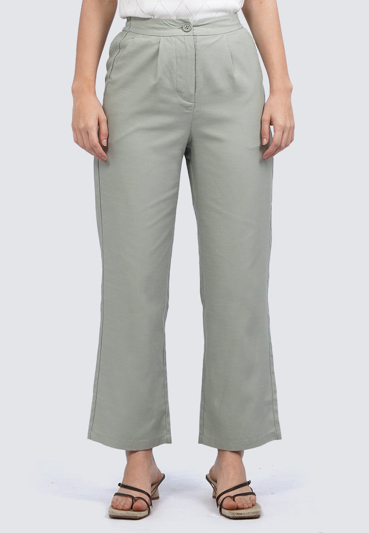 Front Pleat Culotte Pants