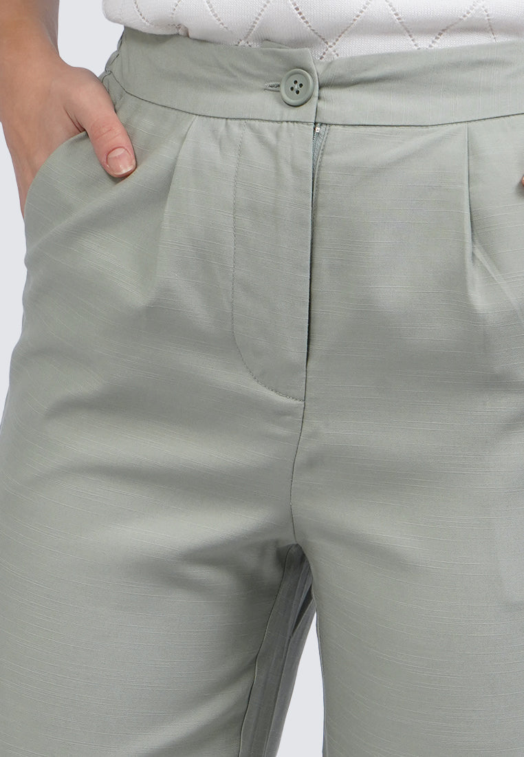 Front Pleat Culotte Pants