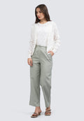 Front Pleat Culotte Pants