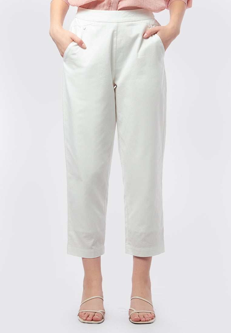 Long Pants with Elastic Waist