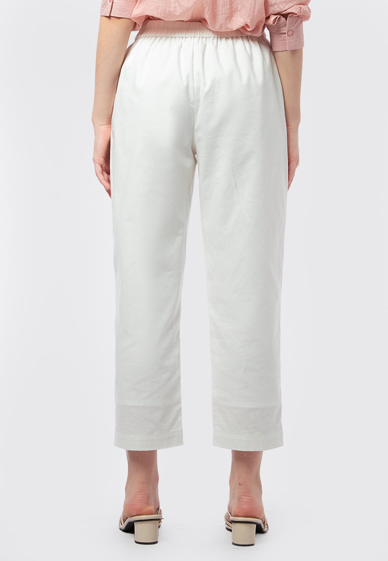 Long Pants with Elastic Waist