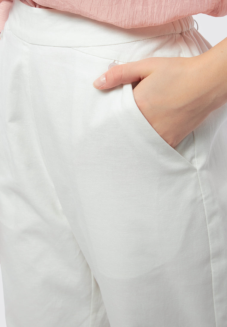 Long Pants with Elastic Waist