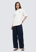 Wide Leg Pants with Pleat Details