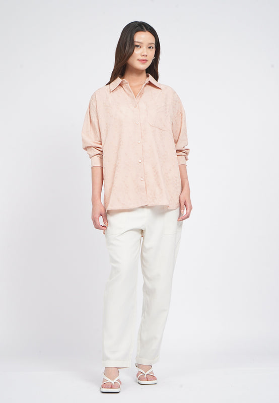 Roll Up Hem Tapered Pants