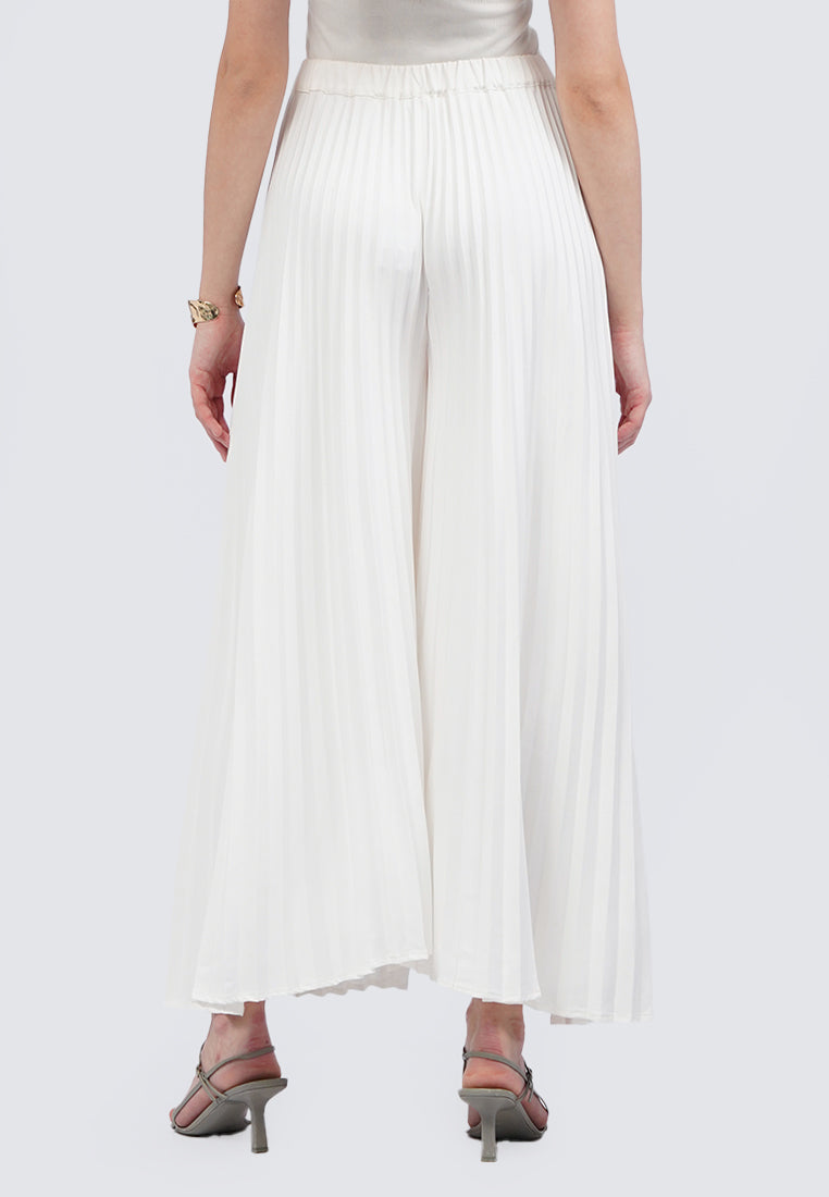 Wide Leg Pleated Pants