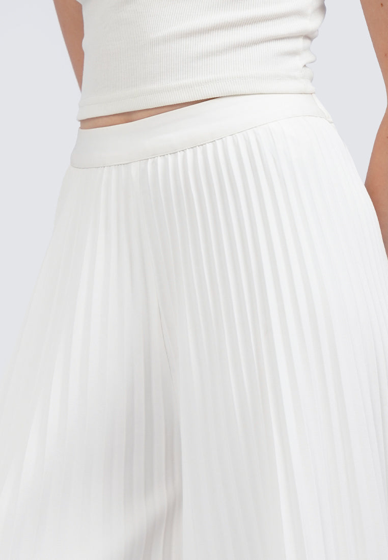 Wide Leg Pleated Pants