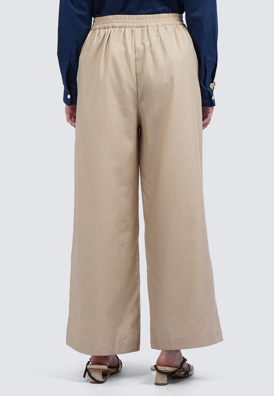 Wide Leg Wrap Trousers