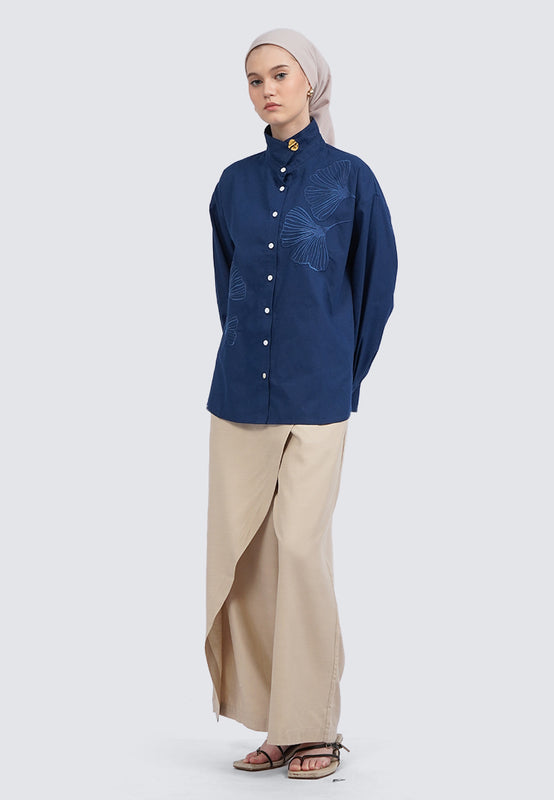 Wide Leg Wrap Trousers
