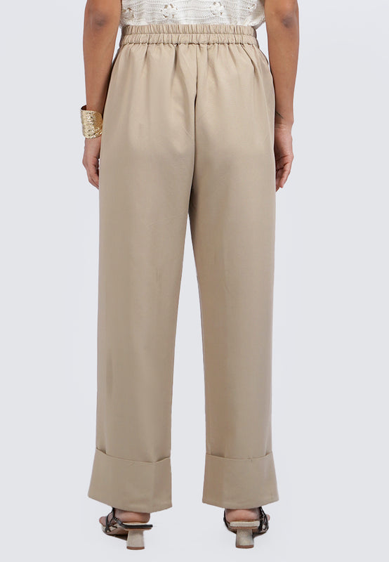Roll Up Loose Pants