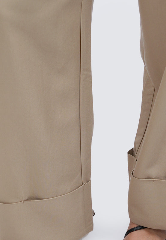 Roll Up Loose Pants