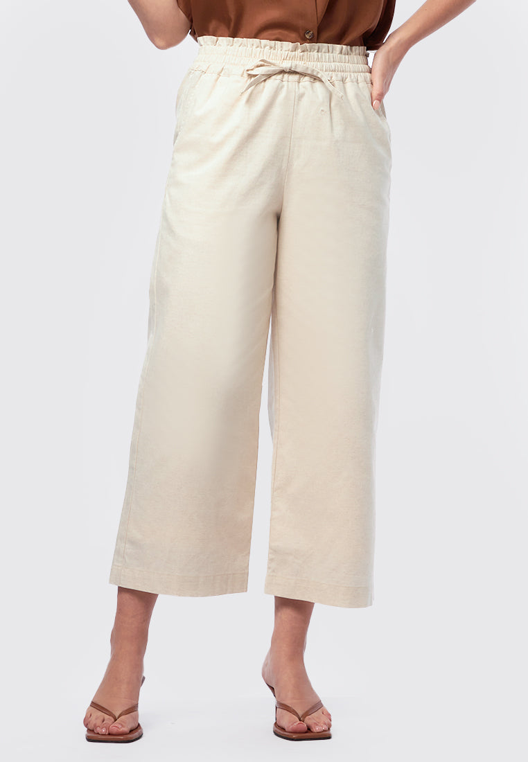 Regular Fit Wide Leg Pants