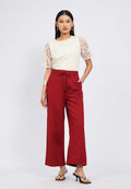 Regular Fit High Waist Long Pants
