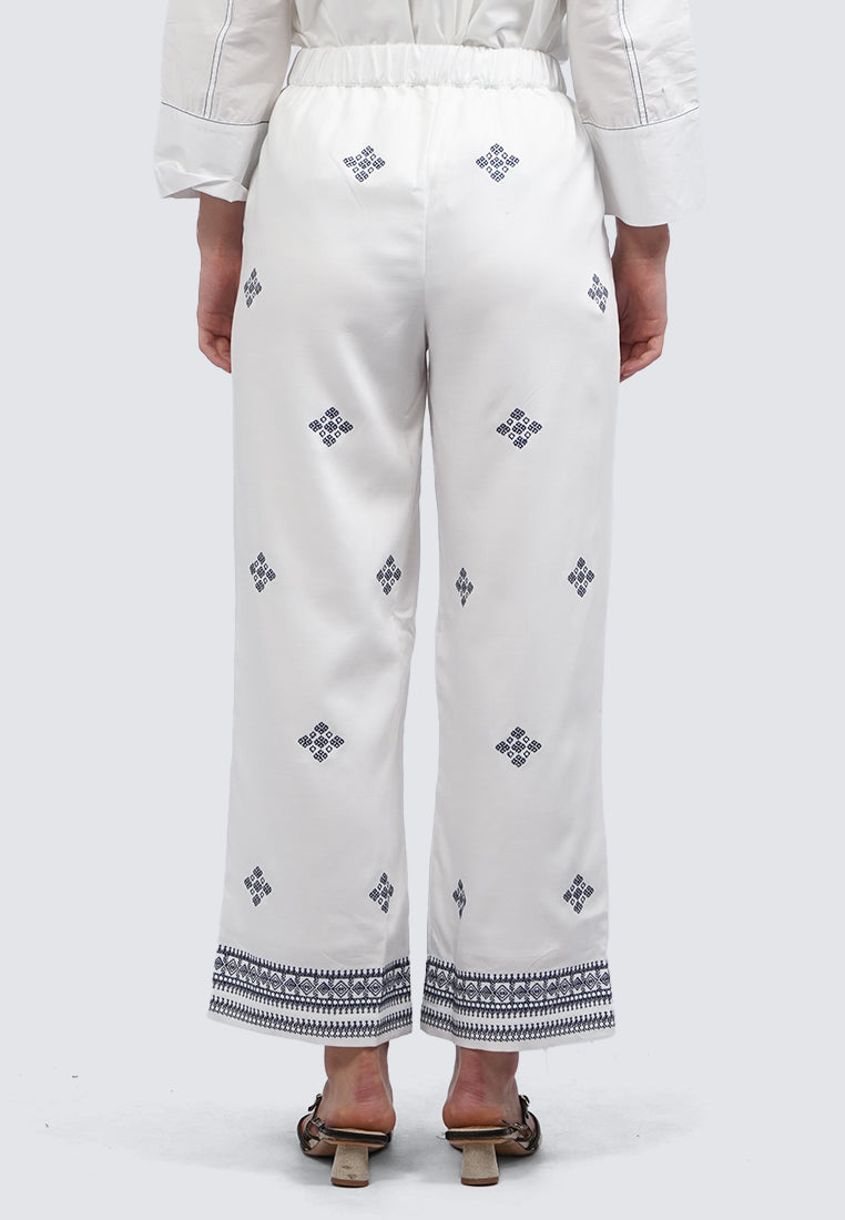 Embroidered Loose Pants