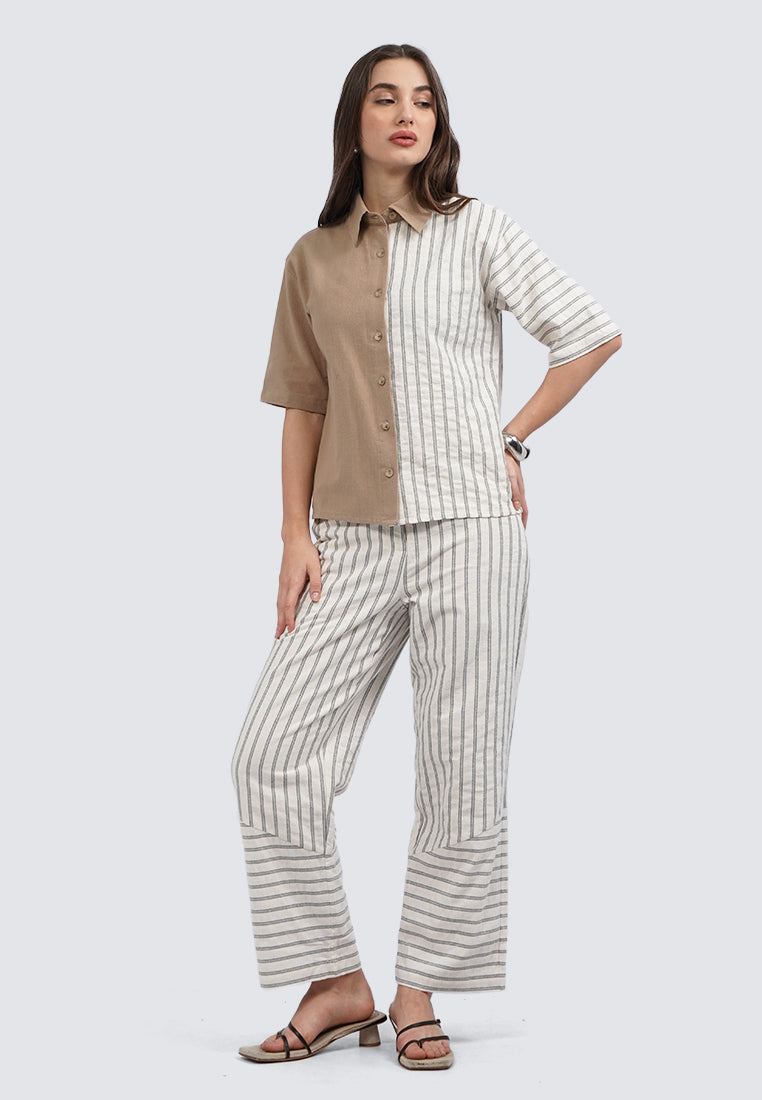 Stripes Linen Pants
