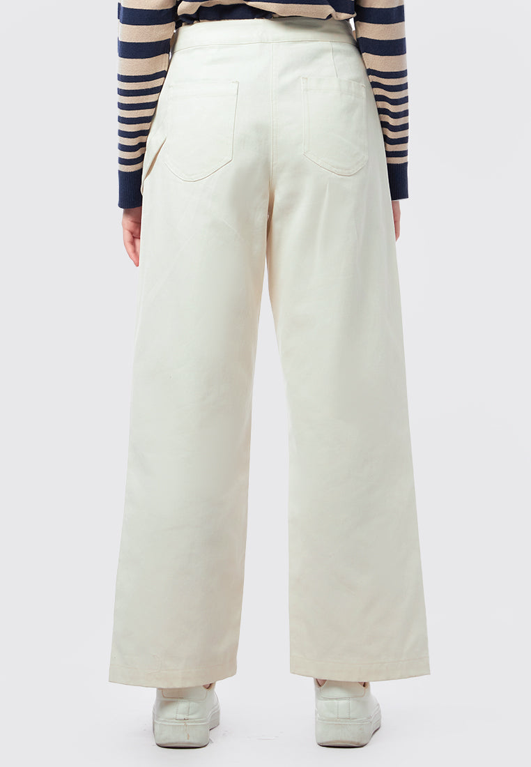 Long Pants with Side Buckle