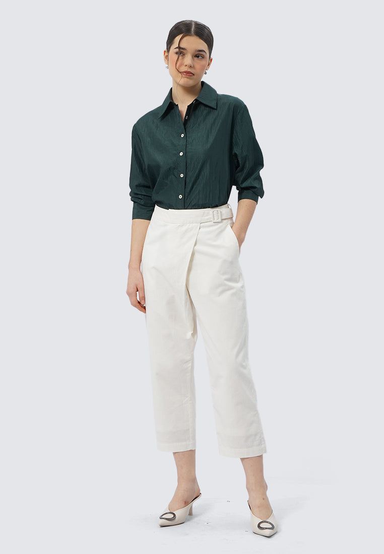 High Waist Front Wrapped Pants