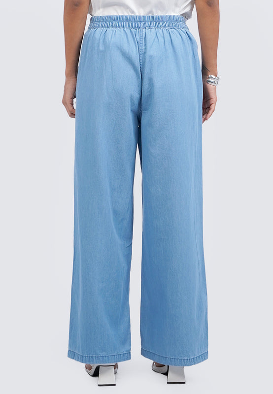 Wide Leg Loose Soft Denim Pants