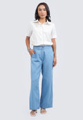 Wide Leg Loose Soft Denim Pants