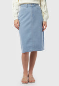 Denim Midi Skirt