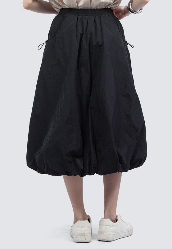 Parachute Balloon Midi Skirt