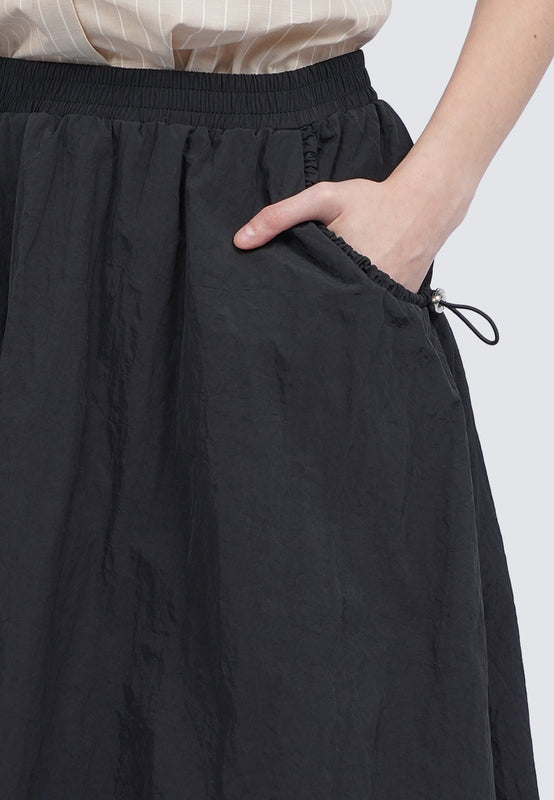 Parachute Balloon Midi Skirt