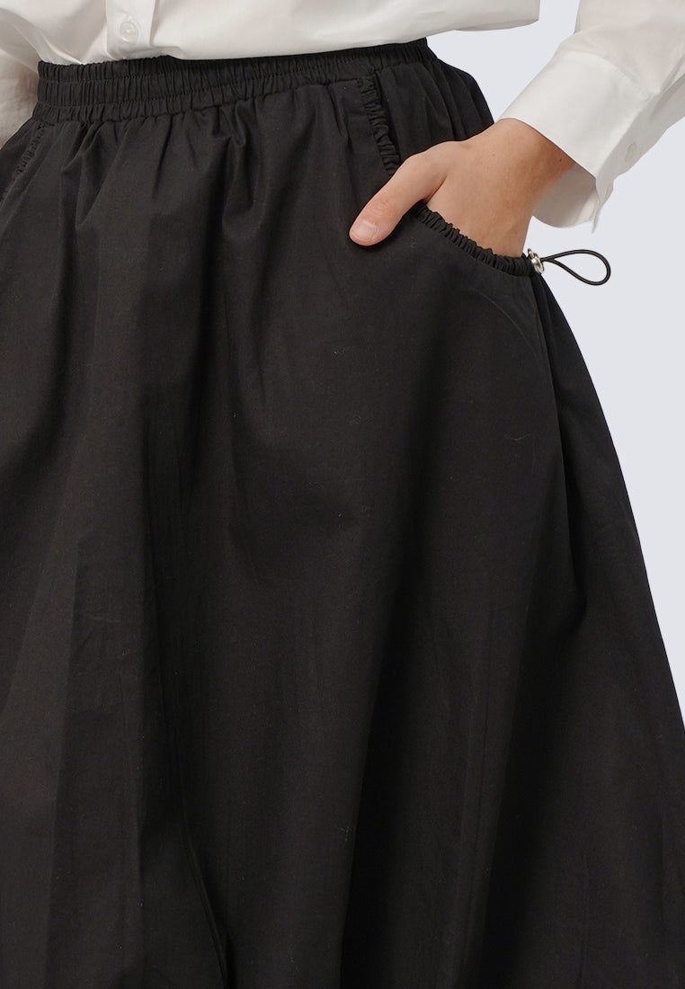 Balloon Midi Skirt