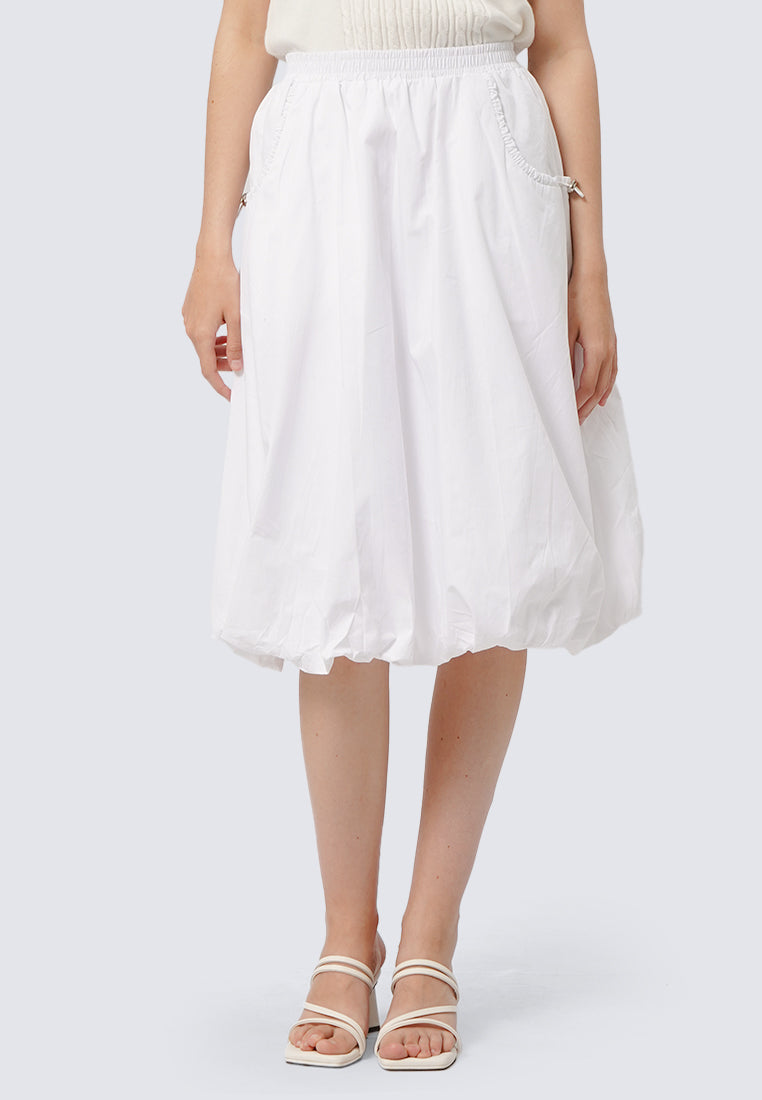 Balloon Midi Skirt