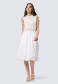 Balloon Midi Skirt